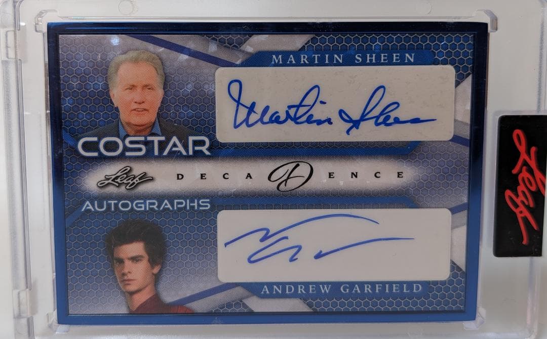 アンドリュー・ガーフィールド、 Mシーン 23LEAF 8枚限定直筆サインカード