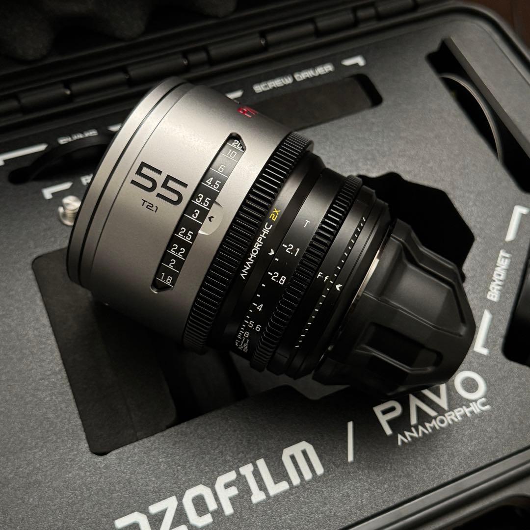 レンズ(単焦点) DZOFILM PAVO 55mm T2.1 2x Anamorphic
