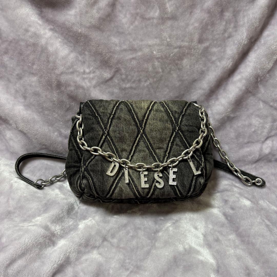 DIESEL キルティングショルダーバッグ