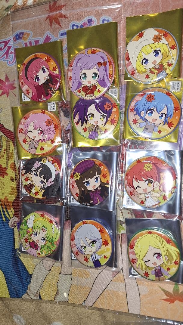 東京タワー in Red ミニキャラ缶バッジ プリパラコンプ12個セットしおり付