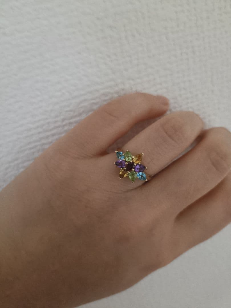 10K CID マルチカラー　フラワーリング　10K