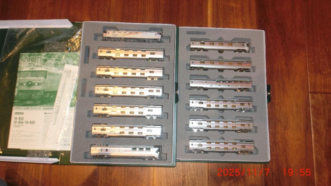 KATO EF510 500 + E26系 カシオペア 室内灯付フル編成