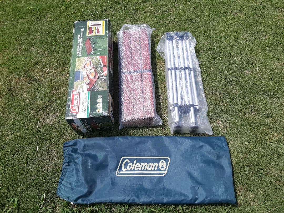 【廃盤】コールマン ウッドロール 2ステージテーブル　110