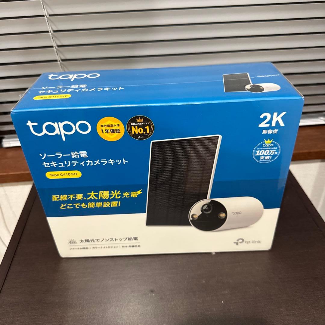 Tapo 防犯カメラ 屋外 ソーラー C410 SD 128G カード付