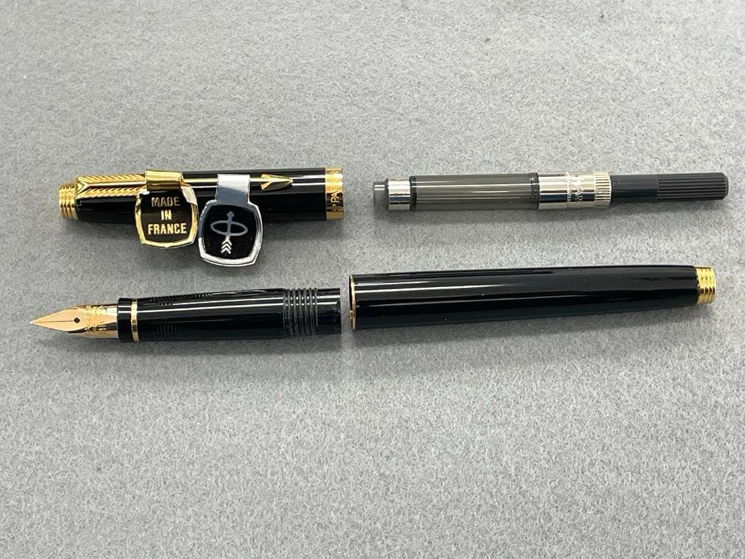 パーカー ７５　PARKER 75 LAQUE　（細）　14K　ブラック