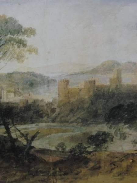 ターナー、南東の方角から見た、希少画集画、 新品額装付