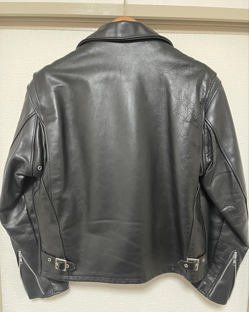 Schott 642 USA製 シングルライダース ジャケット 42 ライナー付