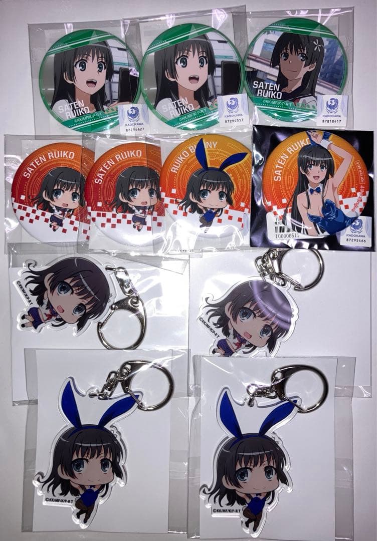 ・11点　佐天涙子　アクキー　缶バッジ　くじメイト　とある科学の超電磁砲T