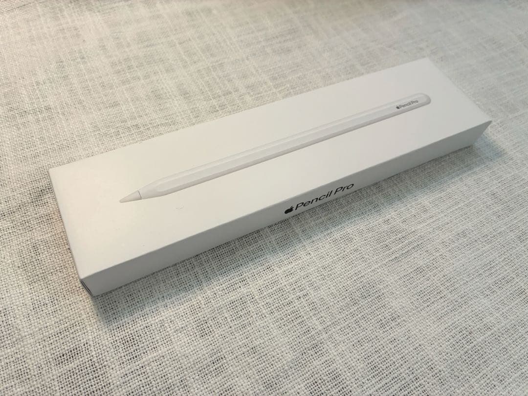 Apple Pencil Pro ホワイト 箱入り