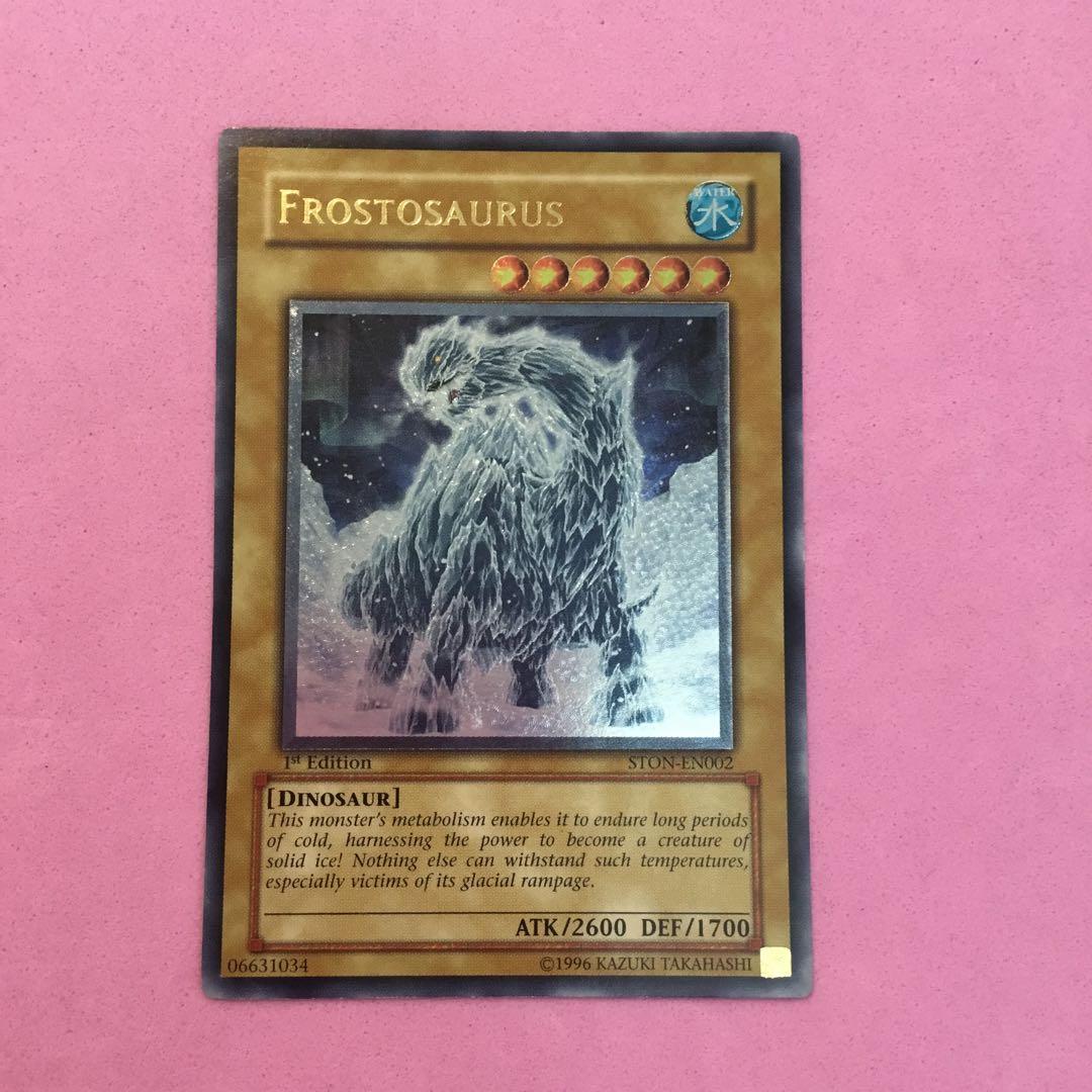 遊戯王 英語 フロストザウルス 1st レリーフ