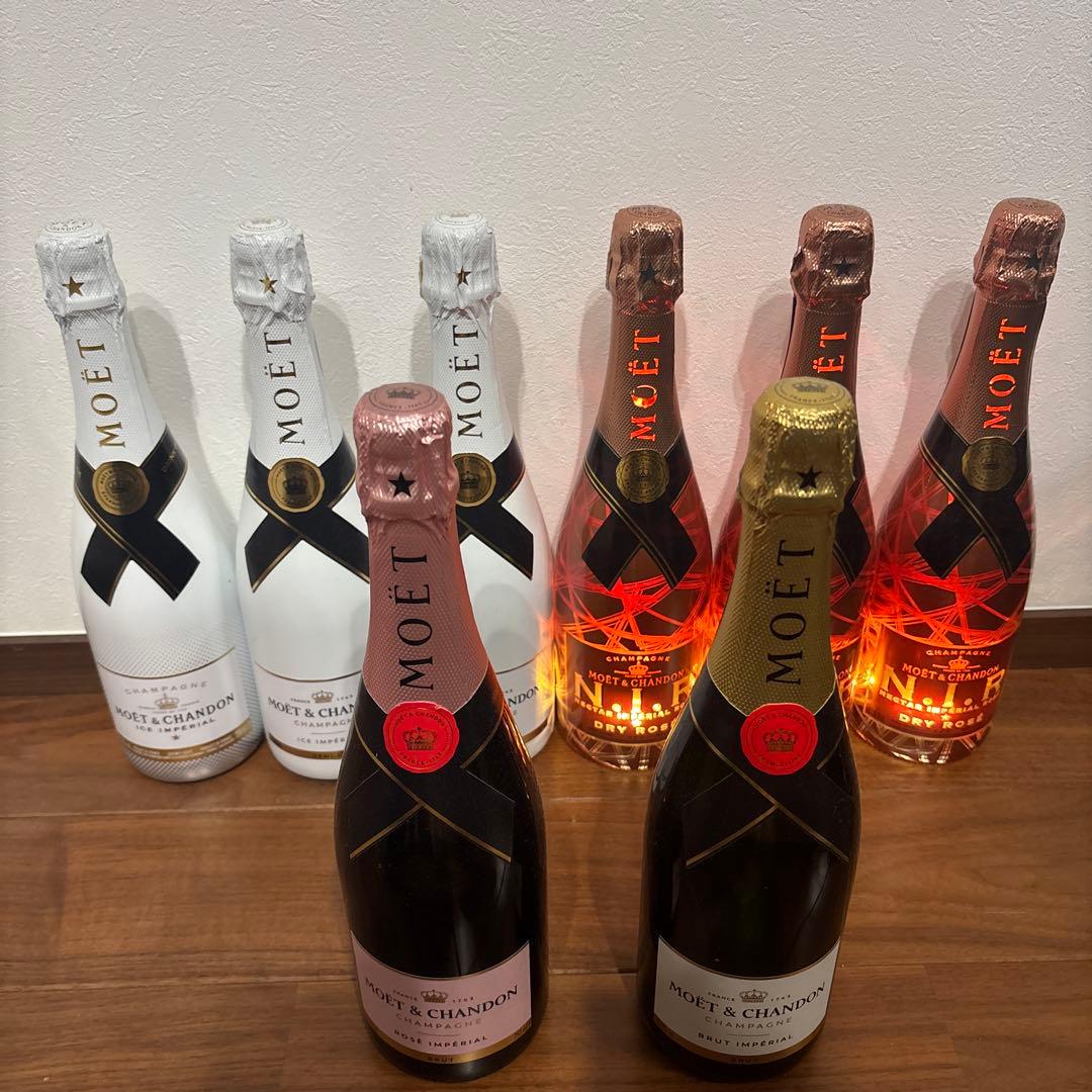 Moët & Chandon 8本ブリュット　ロゼ　ネクターロゼ　アイス