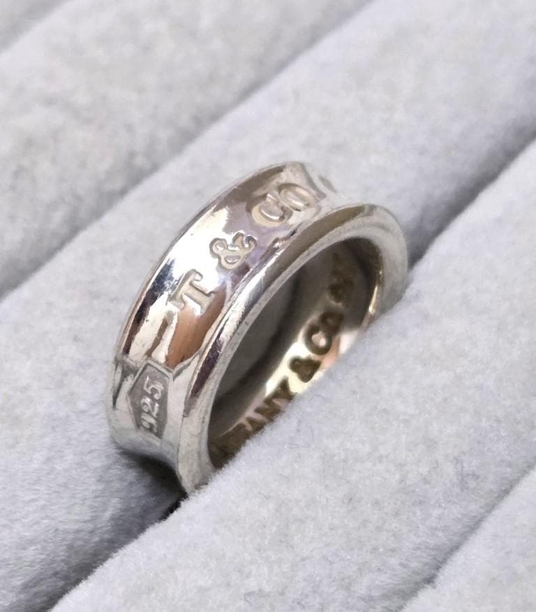 ティファニー　1837　SILVER925　シルバーリング　9号　42990