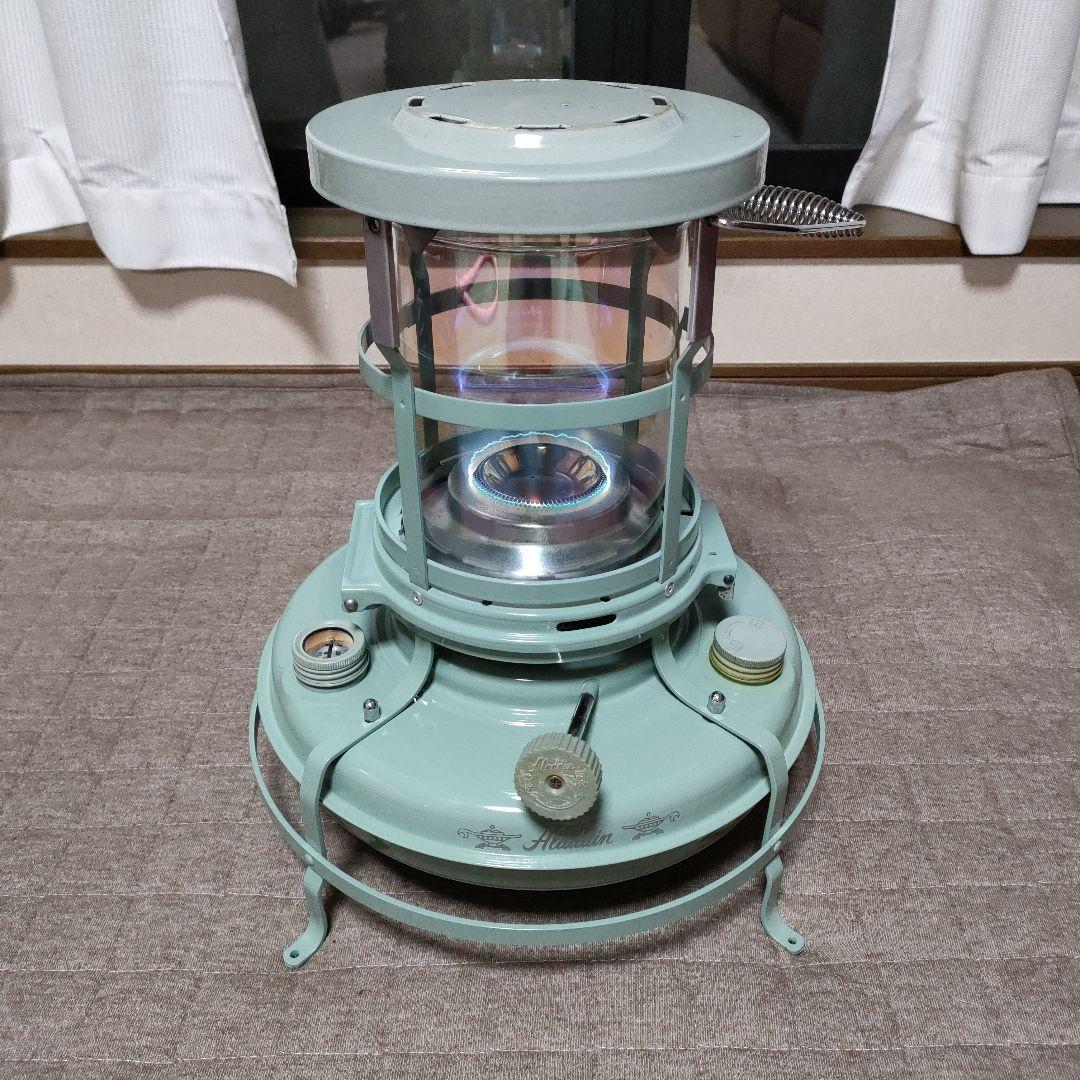 アラジン　石油ストーブ　ガラスチムニー　キャンプ　38型　スノーピーク