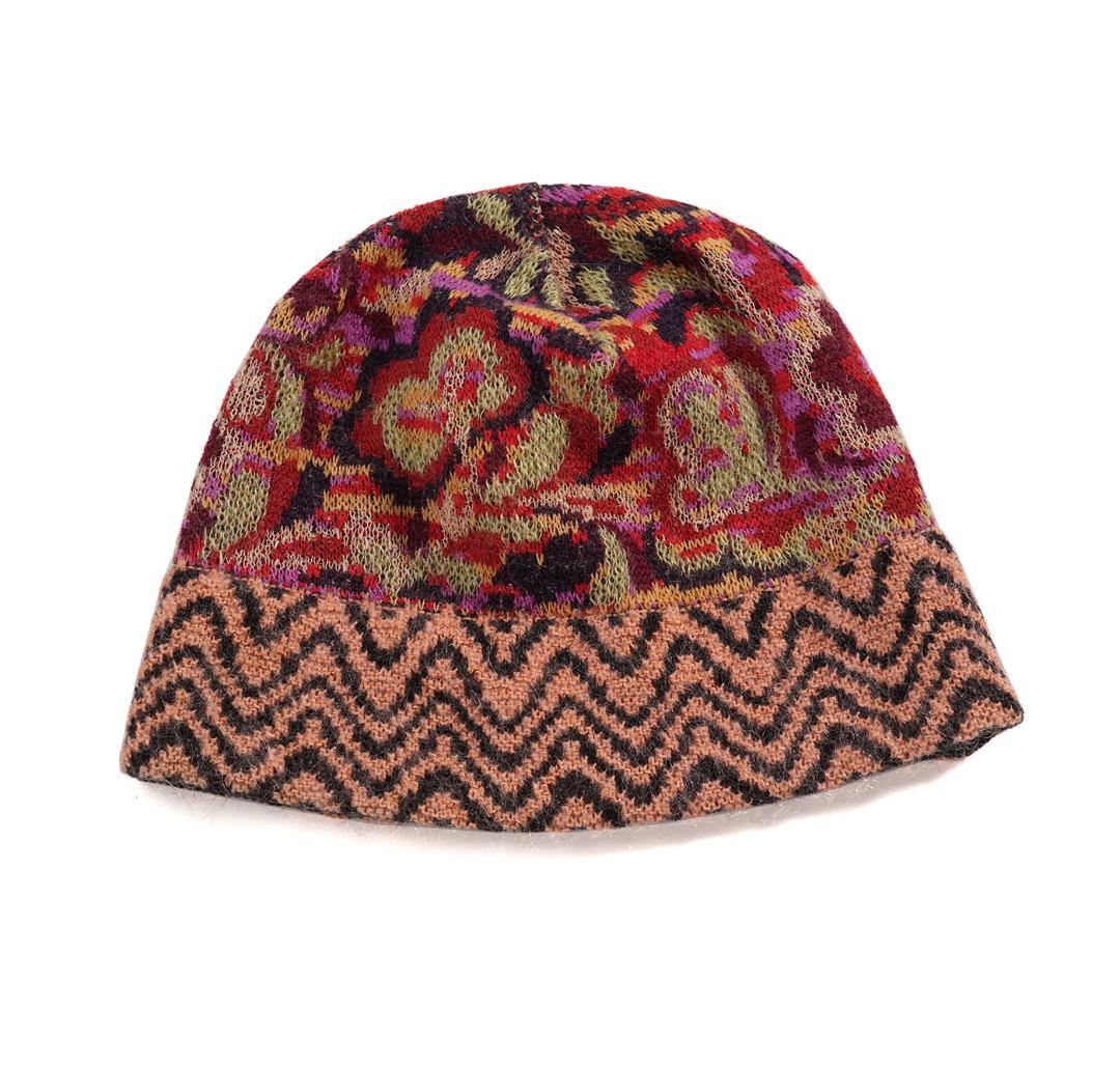 イタリア製 90s MISSONI ニット キャップ ビーニー ウール モヘア