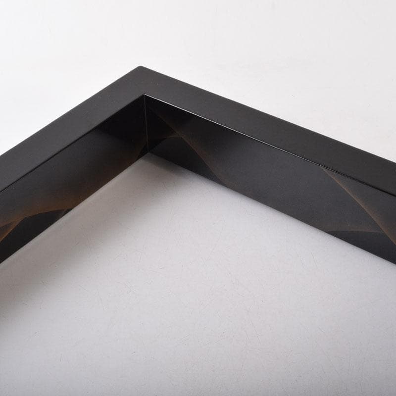 茶道具　中村恭蔵作　遠山蒔絵　炉縁　共箱　C　8117C