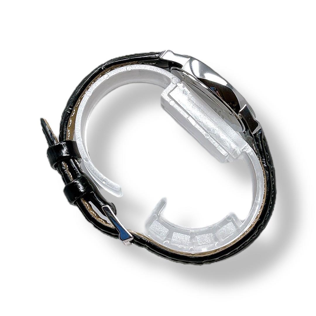 ティファニー アトラス ドーム 革ベルト クォーツ デイト レディース 時計