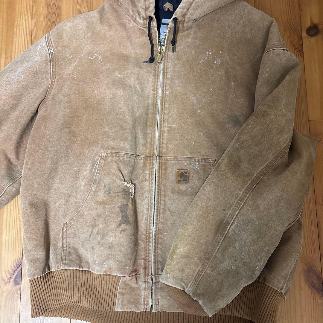 Carhartt アクティブジャケット　ブラウン　雰囲気良