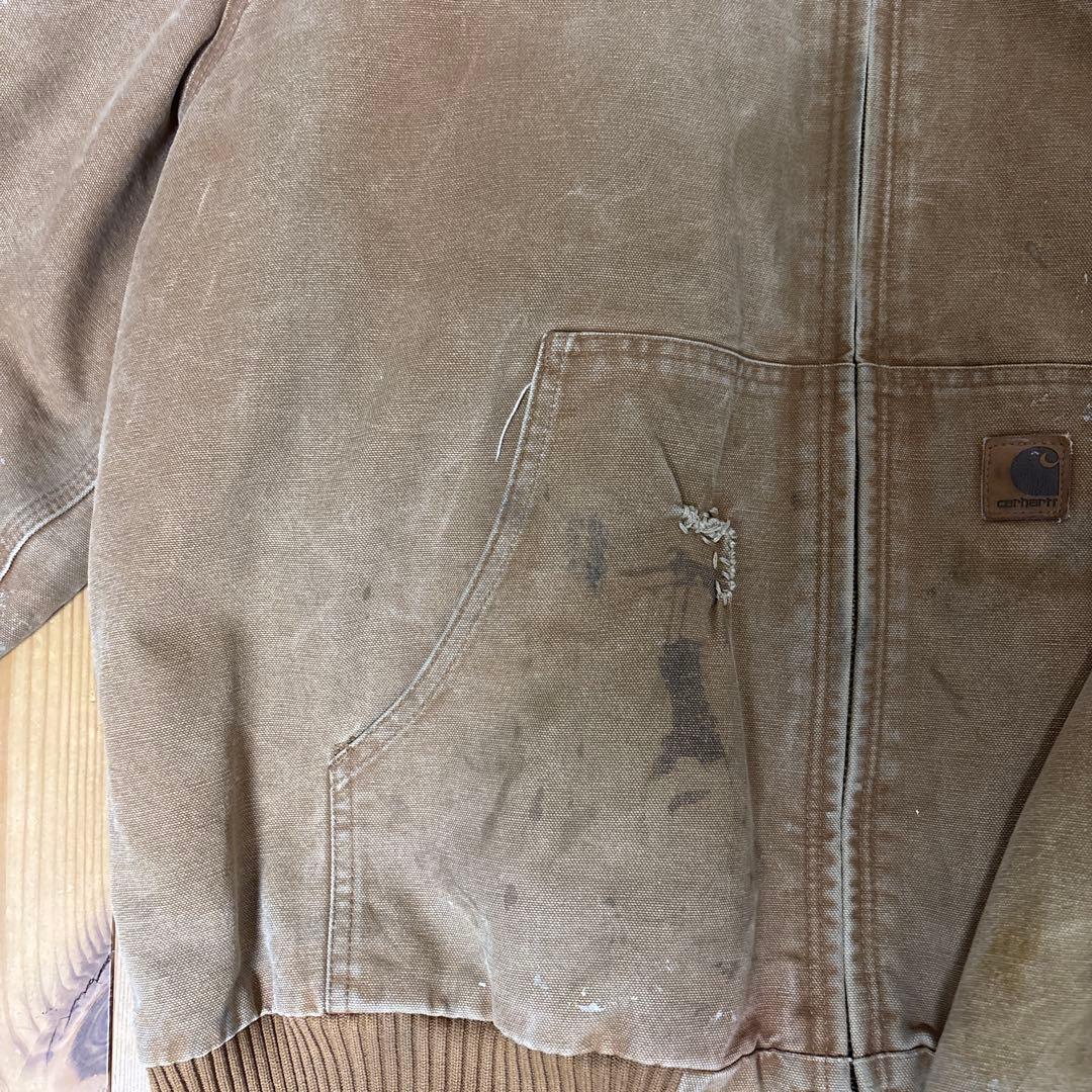 Carhartt アクティブジャケット　ブラウン　雰囲気良