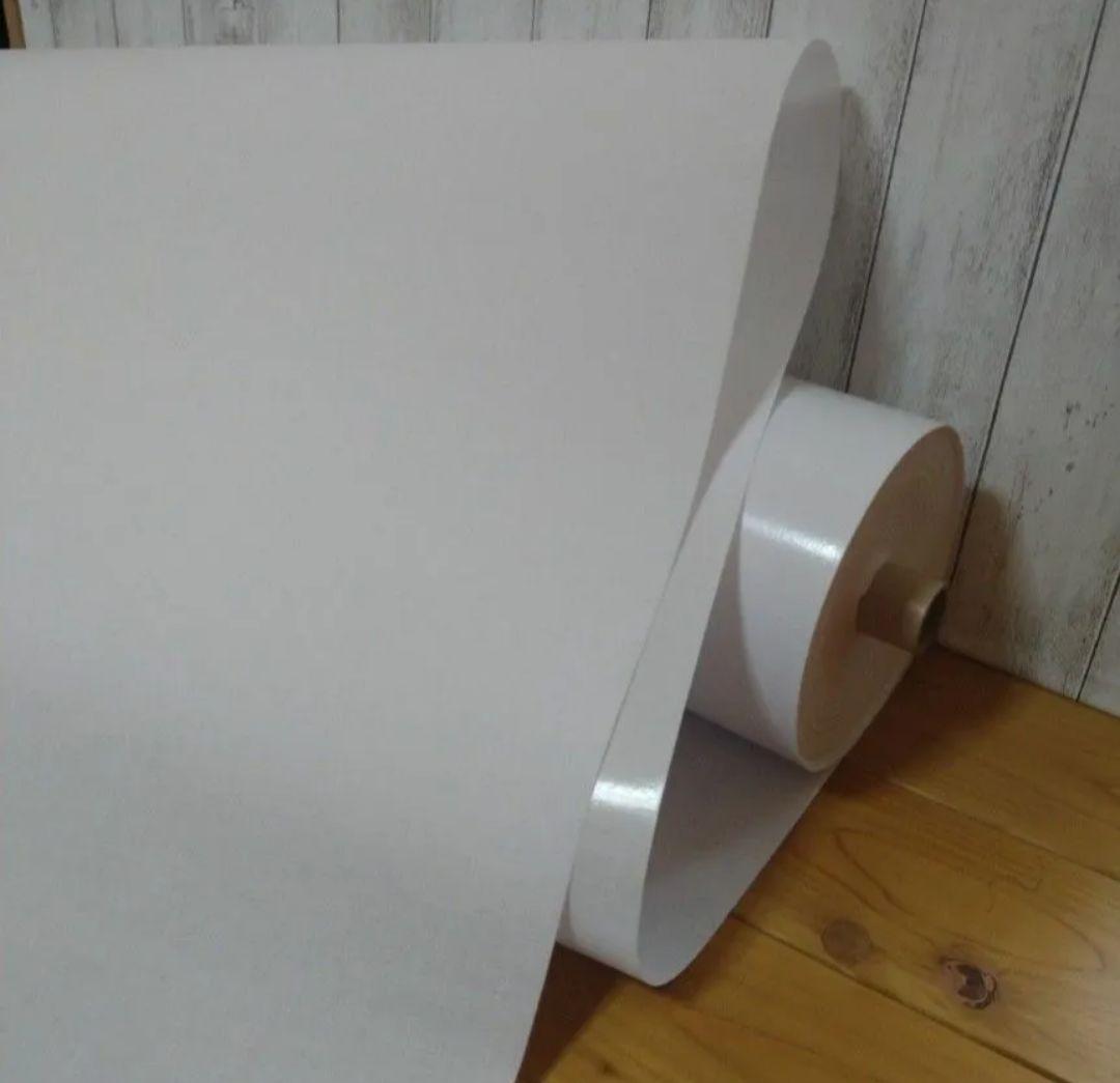 ぷに　国産良質 OH58 アイロン接着芯 厚手 ハード 白ロール発送20m