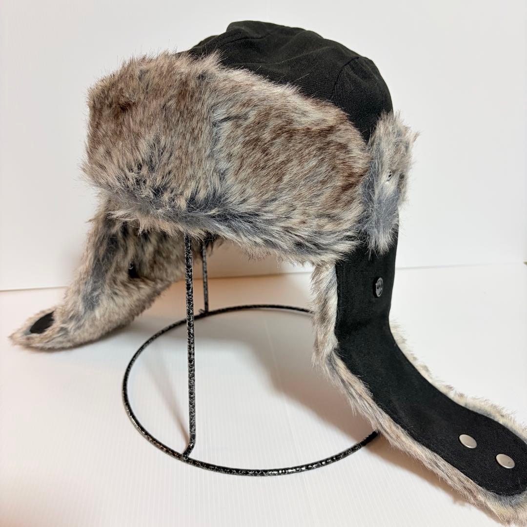 newera AIVER ブラック フライトキャップ　ニューエラ　帽子