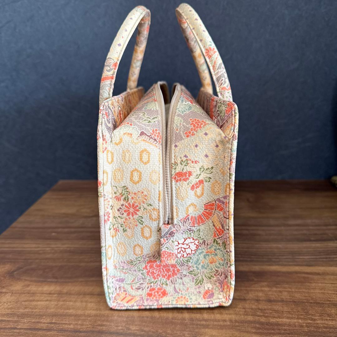 伊と忠　友禅柄　利休バッグ