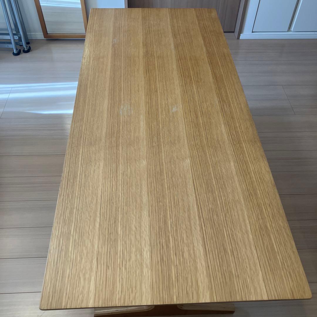 無印良品 リビングでもダイニングで使えるテーブル（150×65×60cm）