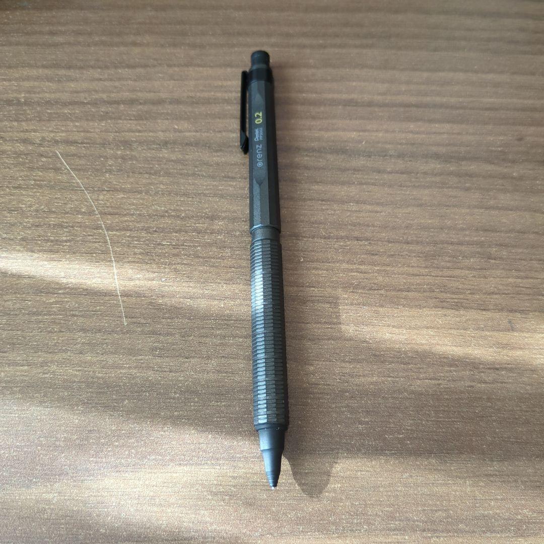 【美品】野原工芸 特上黒柿 シャープペンシル 固定式口金有り おまけ付き