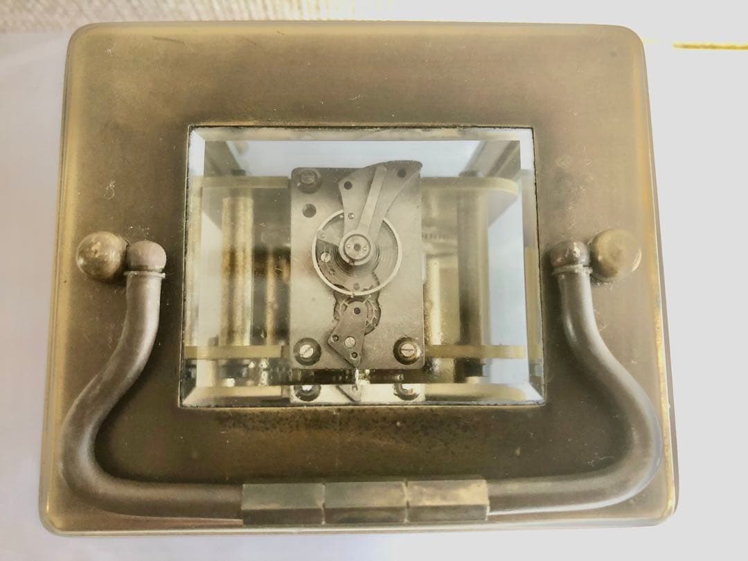 MOSER PARIS 置き時計　アンティーク　レトロ　骨董品　手巻き　稼動品