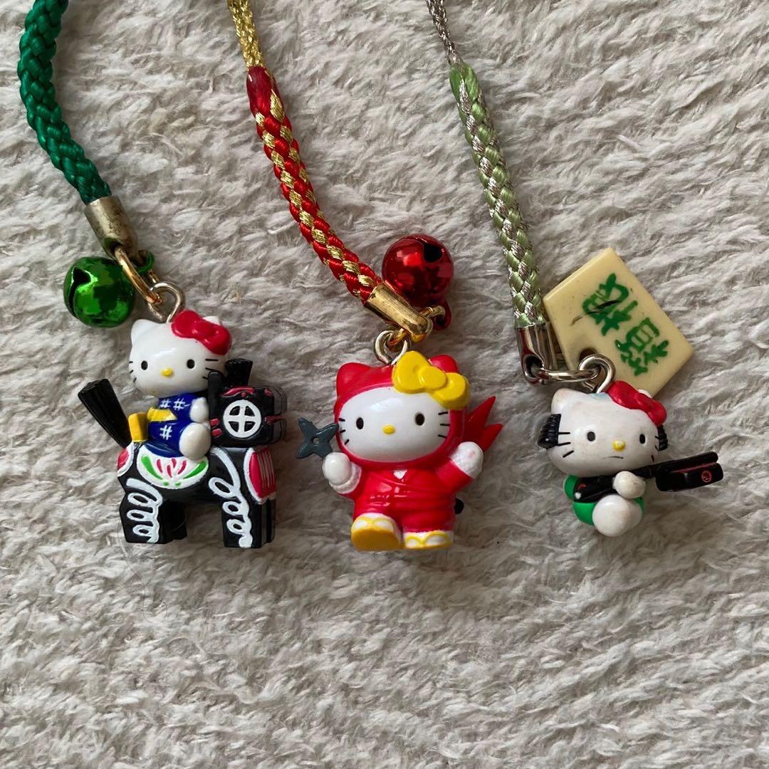 【ご当地キティ】 ハローキティ 根付けチャーム ストラップ キーホルダー 13個