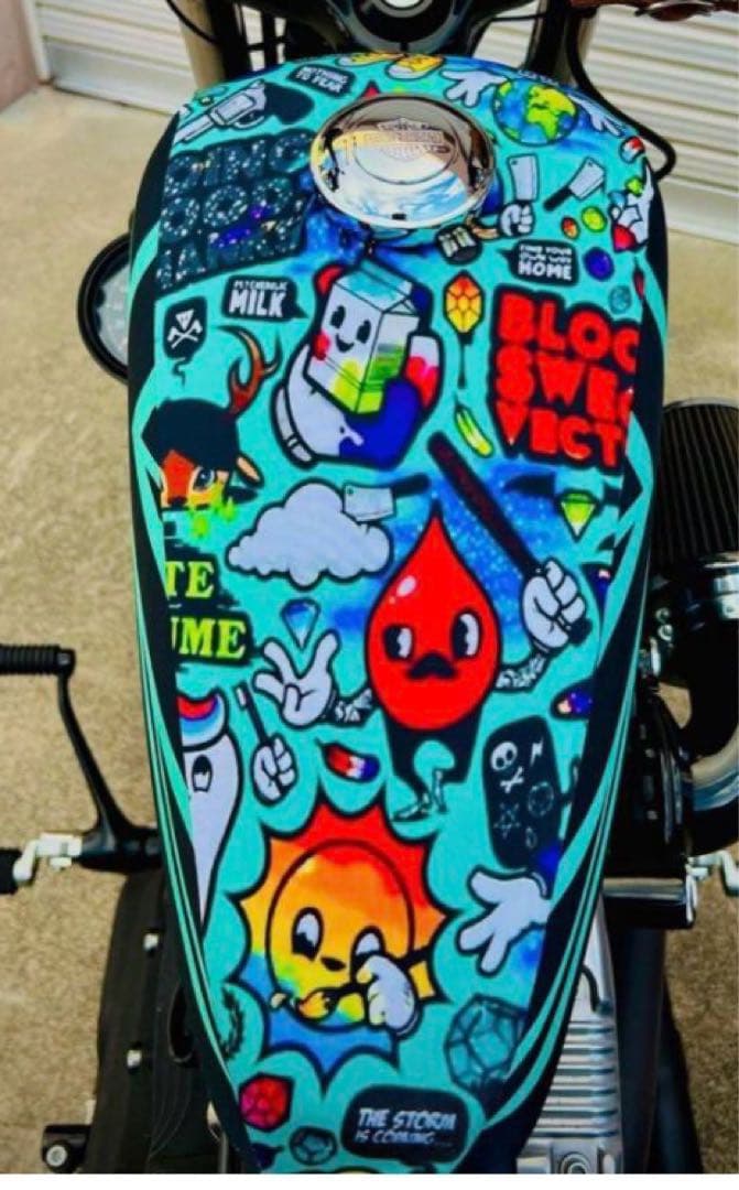ハーレー用タンクカバー(XL1200Xサイズ)