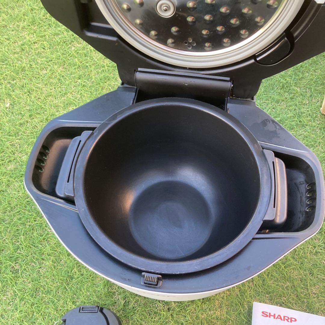 や*ま様 SHARP HEALSIO KN-HW16G-W自動調理鍋　ホットクッ