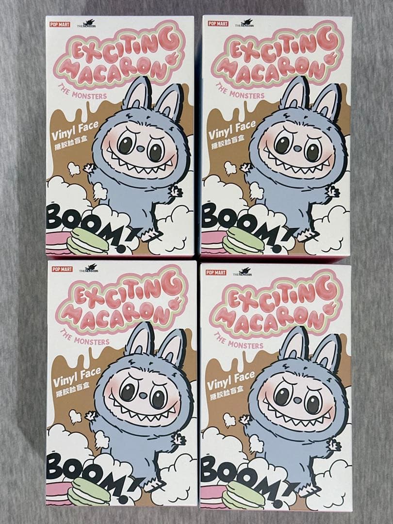 新品未開封 Labubu Exciting Macaron シリーズx 4ピース