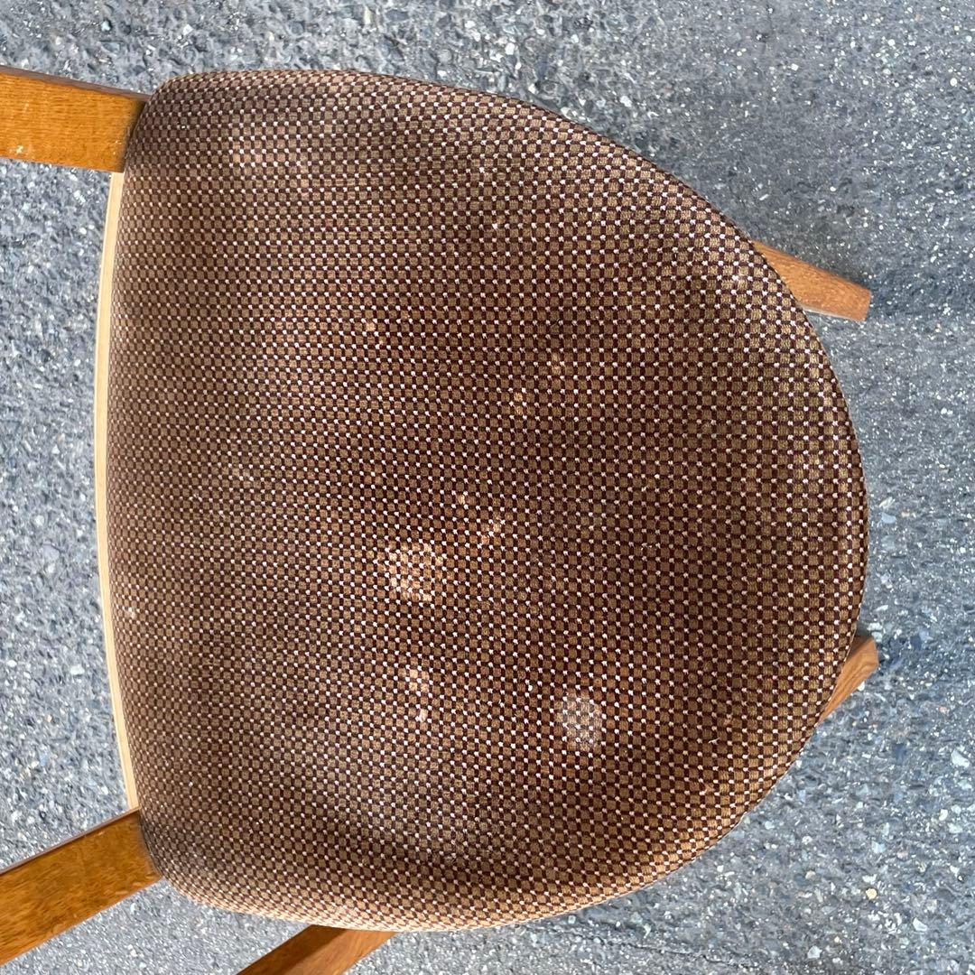 ② 天童木工　TENDO ベロア素材　木製　椅子　2脚　ダイニング　コレクション