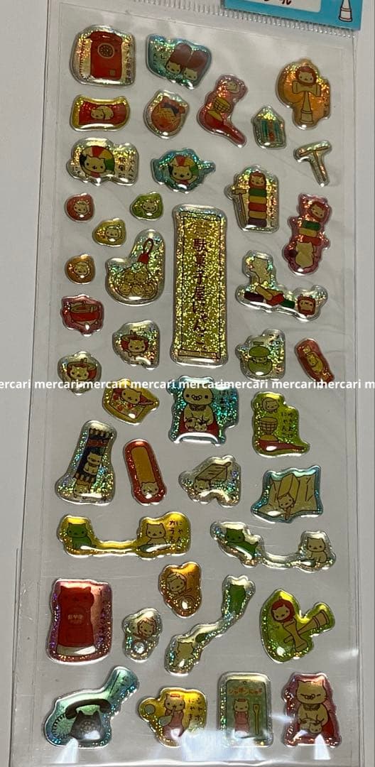 当時物 にゃんにゃんにゃんこ ドロップシール ぷっくりシール レトロ 貴重