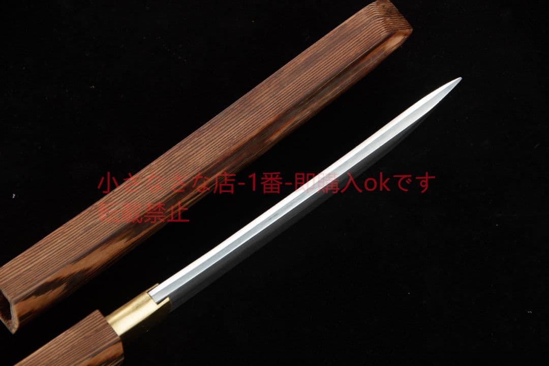 花梨木小短刀-高性能マンガン鋼 古兵器 武具　刀装具　日本刀　模造刀 軍刀