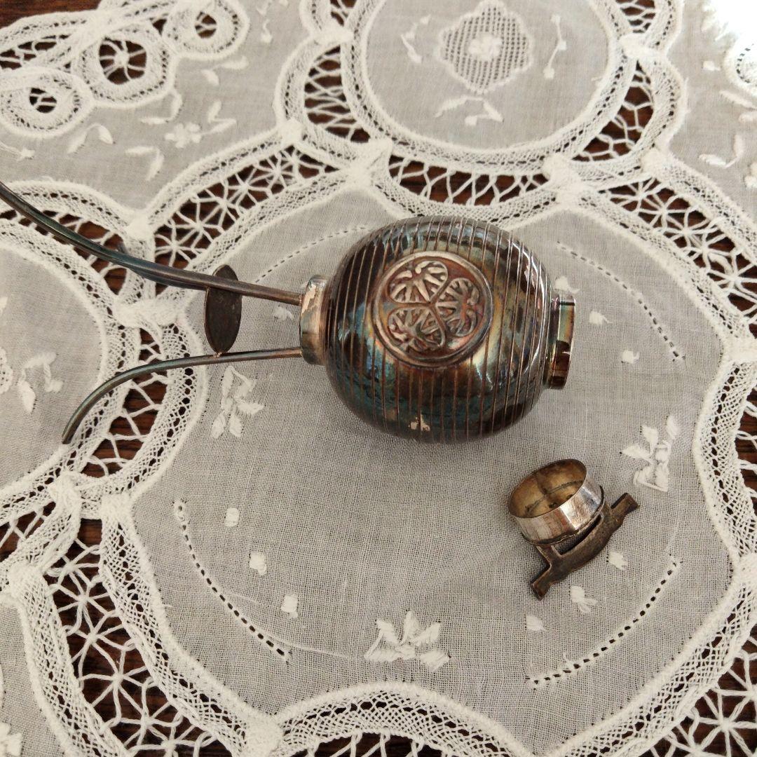 価格変更、和骨董、ペアーセット、日本製ア-ト、希少品シルバー、刻印有り