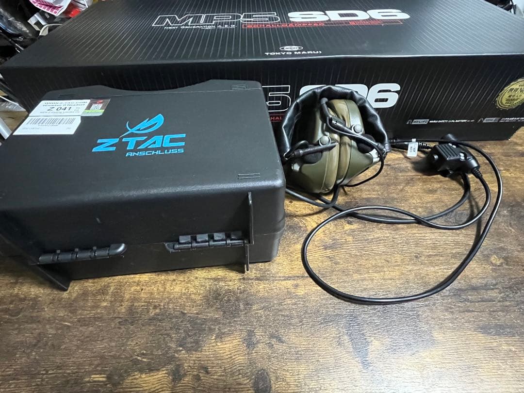 東京マルイ 次世代mp5sd6＋ZTACヘッドセット