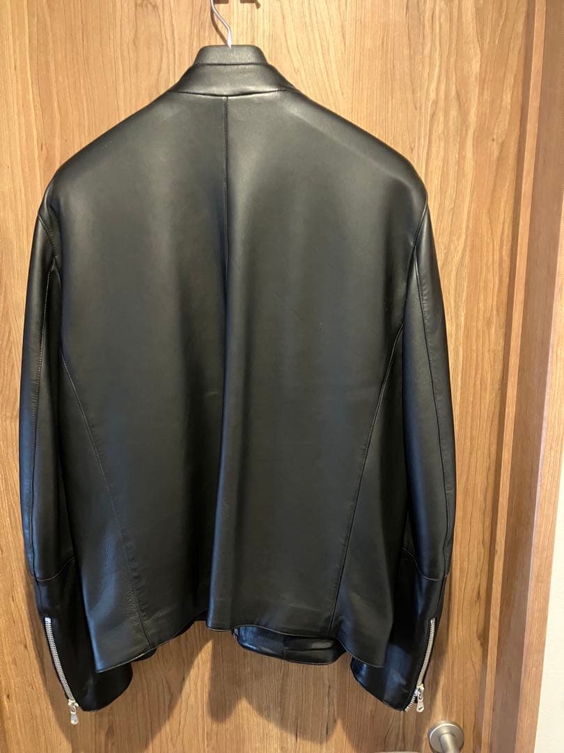 別注 DENIM×TOMORROWLAND 黒 羊皮 サイズ50