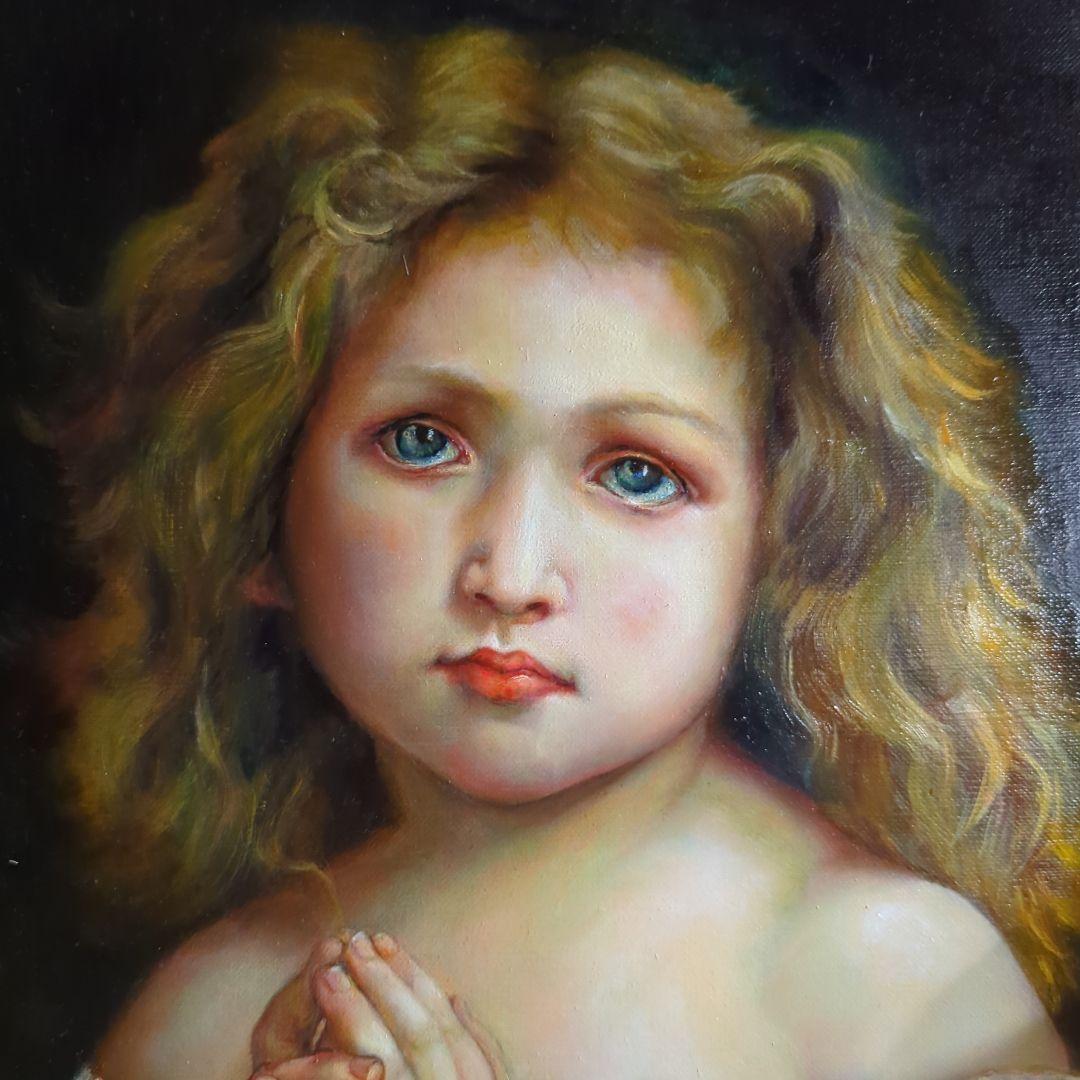 西洋絵画【摸写】ブグロー「少女」国立西洋美術館所蔵　 painterTMK出品