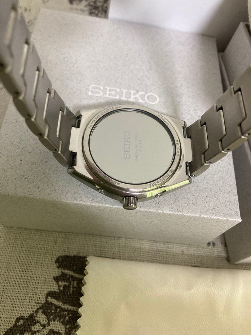 良品！セイコー SEIKO ブライツ チタン 電波ソーラー sagz087