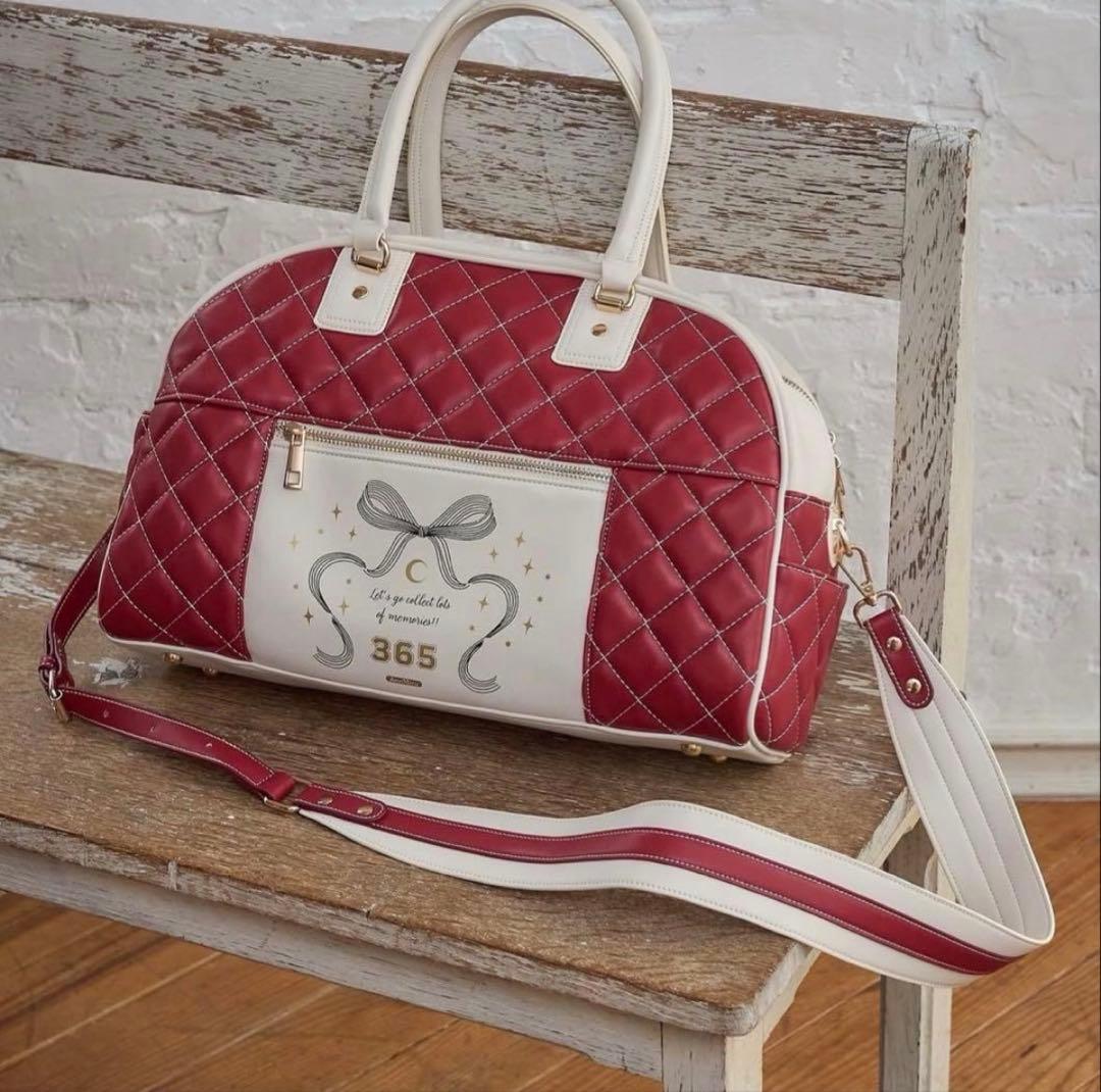 【⭐️美品⭐️】限定キーホルダー付き！AnnMiru ボストンバッグ