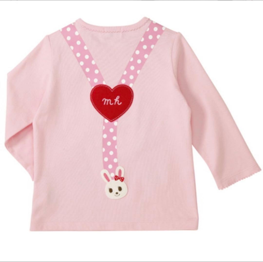 ミキハウス　ピンクトレーナー100cm