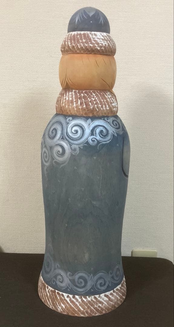 ロシア　大きな木製人形　雪精