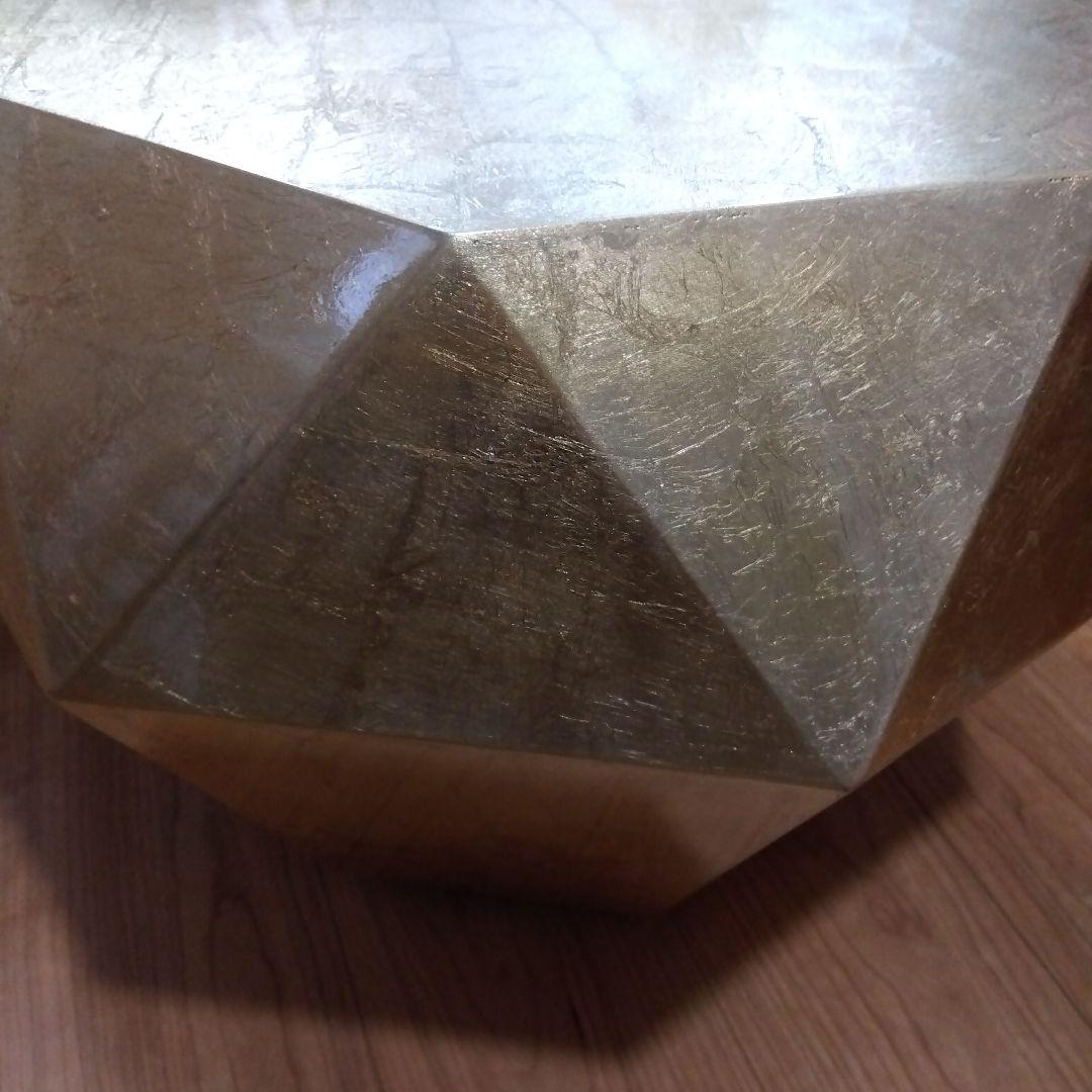 フランフラン　ダイヤモンドテーブル　ゴールド