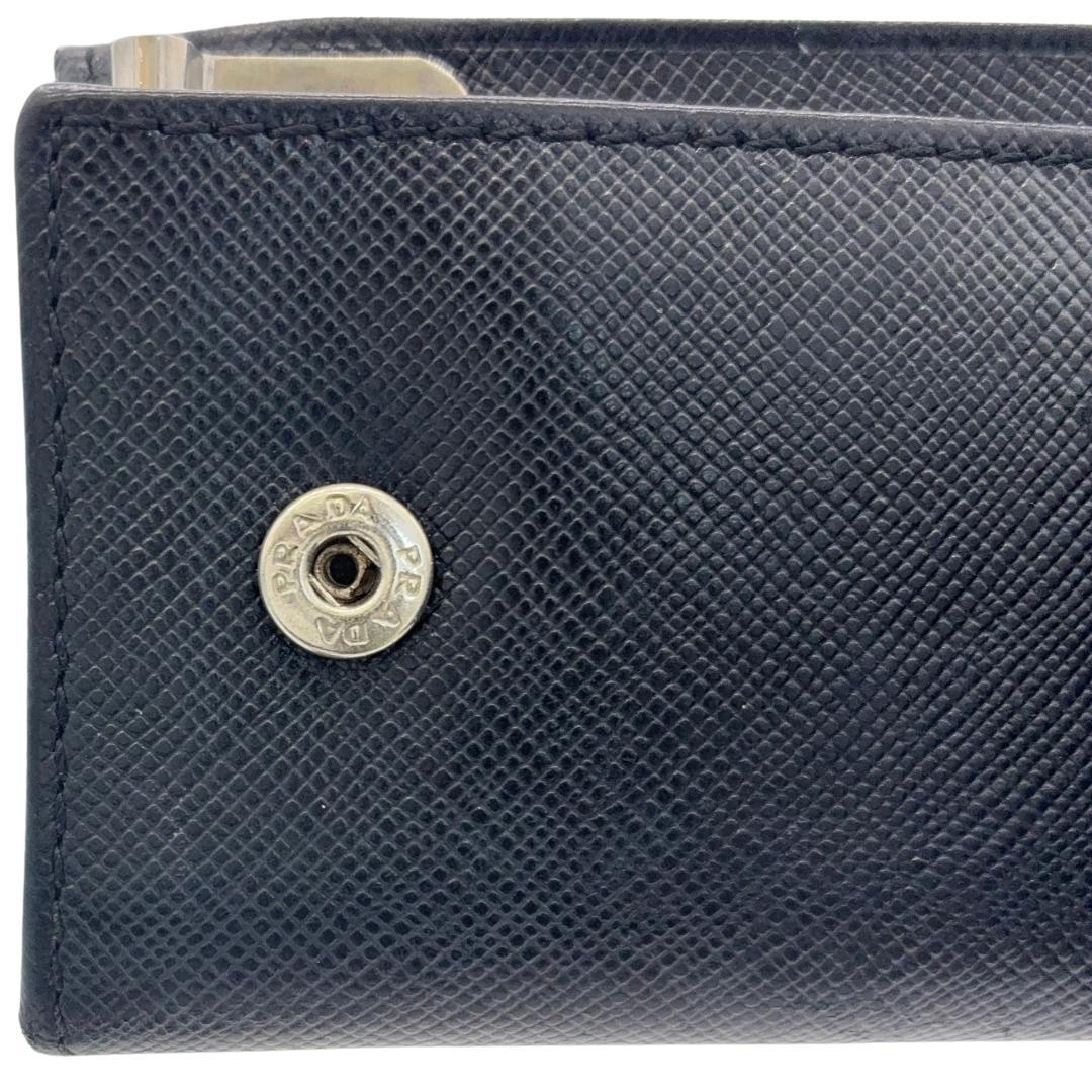 PRADA プラダ キーケース ブラック サフィアーノ