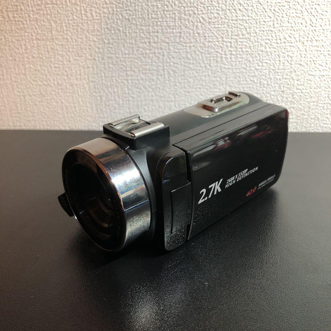 動作確認済み ビデオカメラ 2,7k 日本語説明書付き
