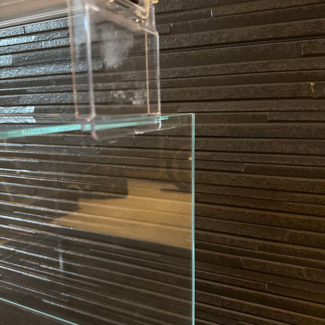 水槽セット 透明ガラス製 フィルター付き