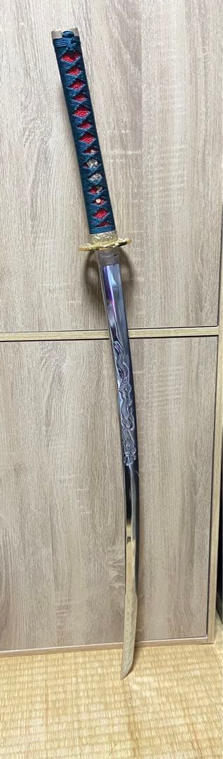 模造刀　日本刀　刻龍