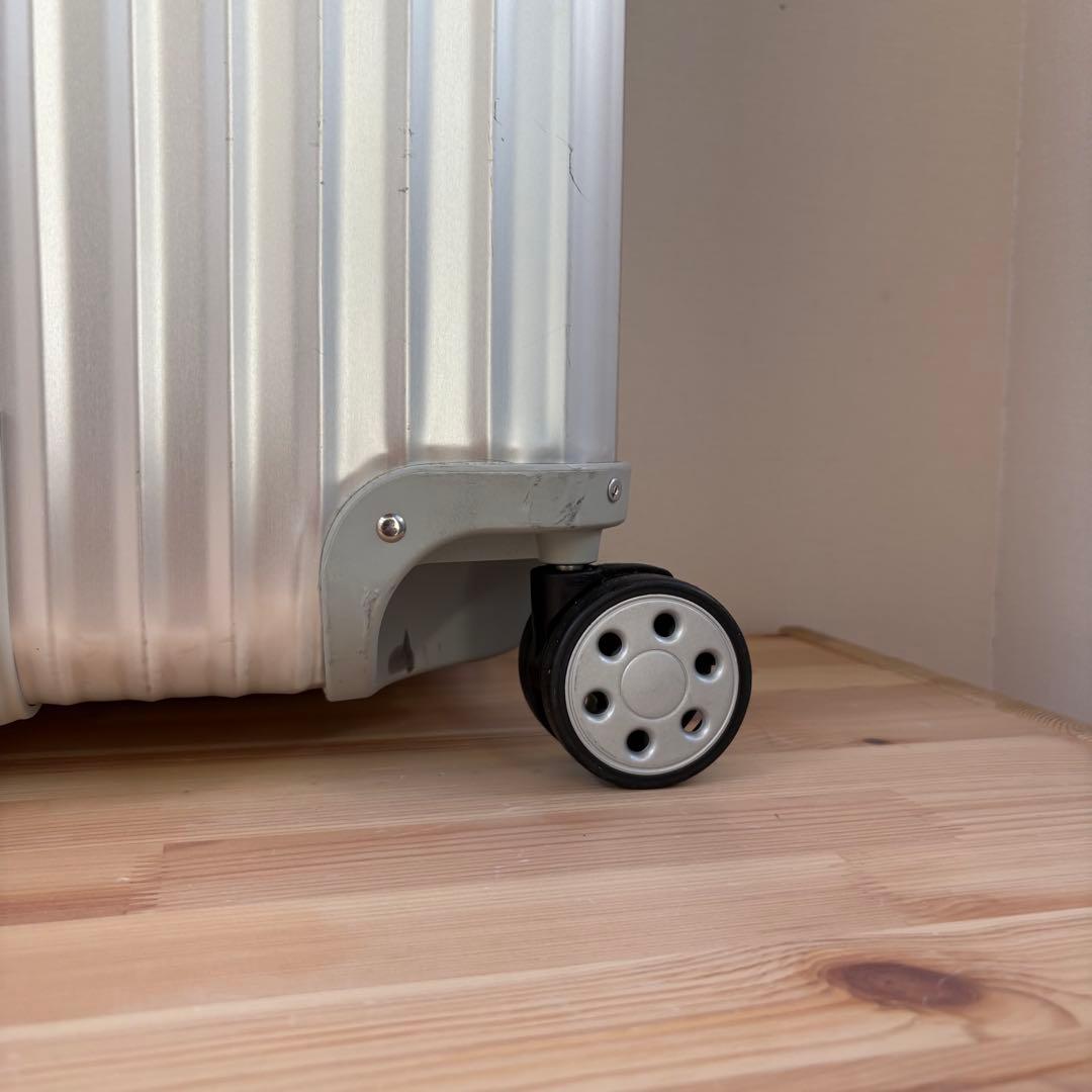 青ロゴ・美品 RIMOWA TOPAS 104L キャリーケース　大容量　アルミ