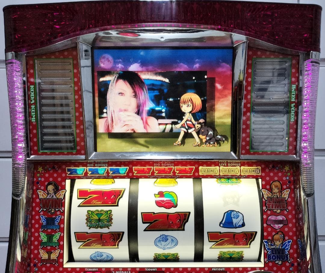 【パチスロ実機】SANKYO★『初代』パチスロ 倖田來未【不要機付】